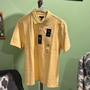 Van Heusen Men's Yellow Polo Shirt